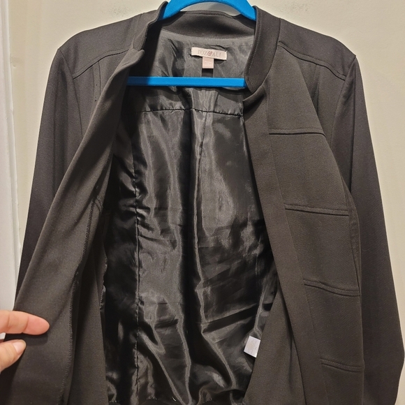 Roz & Ali Black Blazer - Sz 1X - Picture 2 of 9